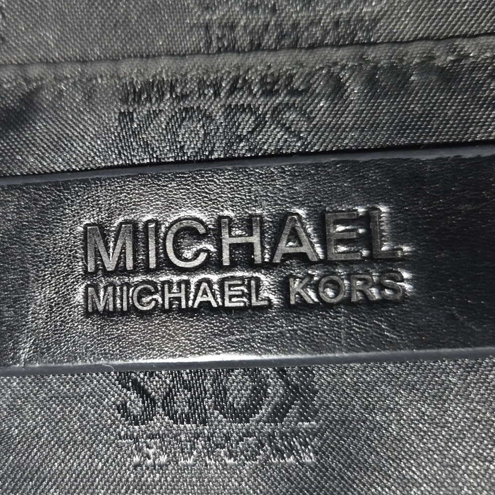 Michael Kors Brown MK Logo Tote Bag